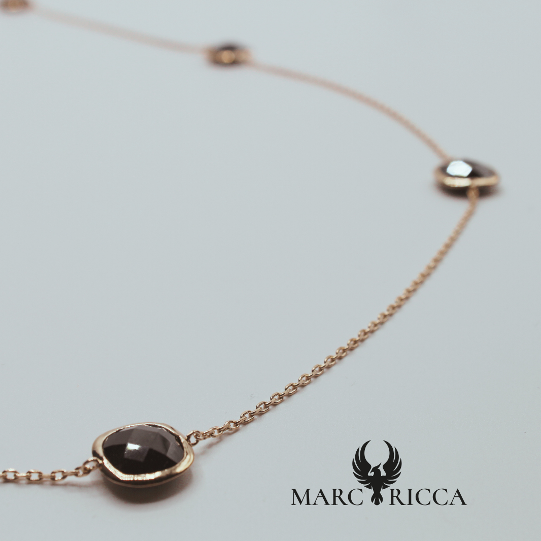 Collier Plaqué Or et Oxyde de Zirconium