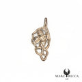 Pendentif corse avec un ange en argent