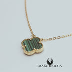 Collier en vermeil avec trèfle