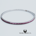 Bracelet en Argent 925 et Zircon vert ou rose