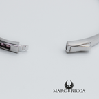 Bracelet en Argent 925 et Zircon vert ou rose