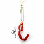 Pendentif Vermeil Corail Branche & Corse Broche