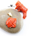 Pendentif Or Tête de Maure Corail