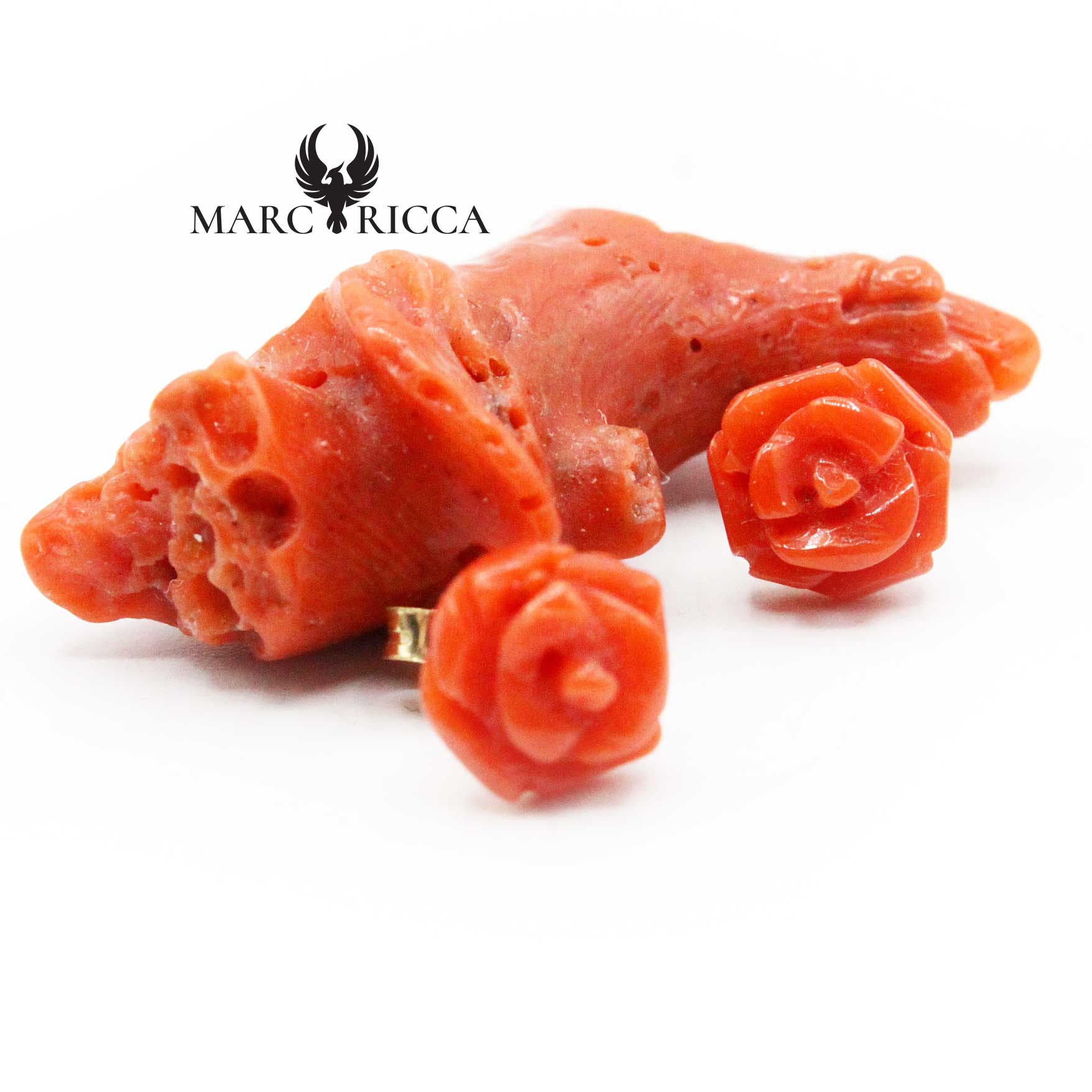 Boucles Or Roses en Corail