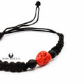 Bracelet Cordon Bakélite & Corail