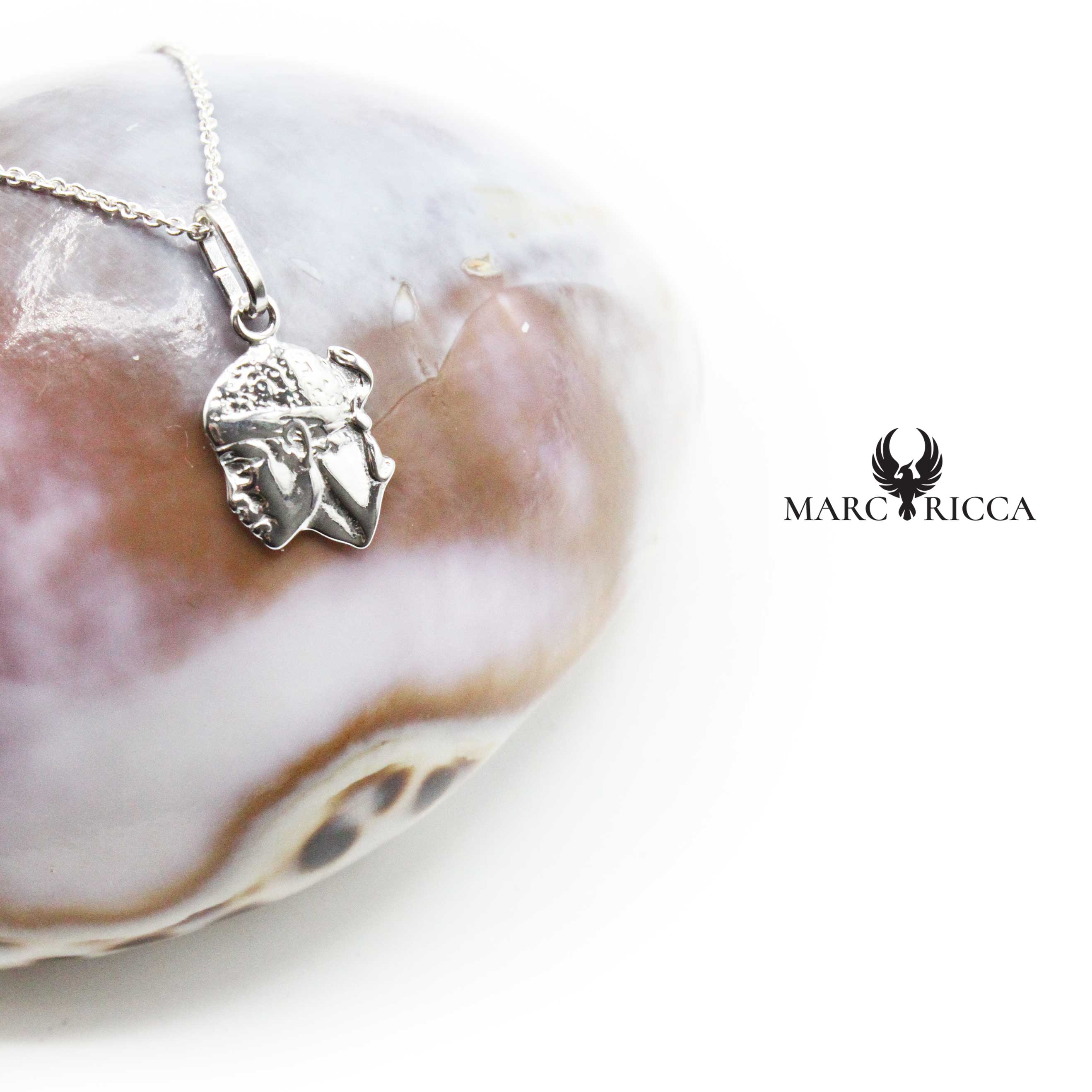 Pendentif Tête de Maure en argent ou vermeil