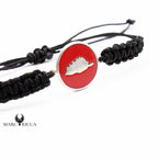 Bracelet Argent Corse & Corail