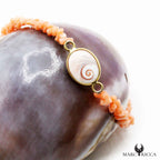 Bracelet Argent œil de St-Lucie & Cupolino Rose Vermeil