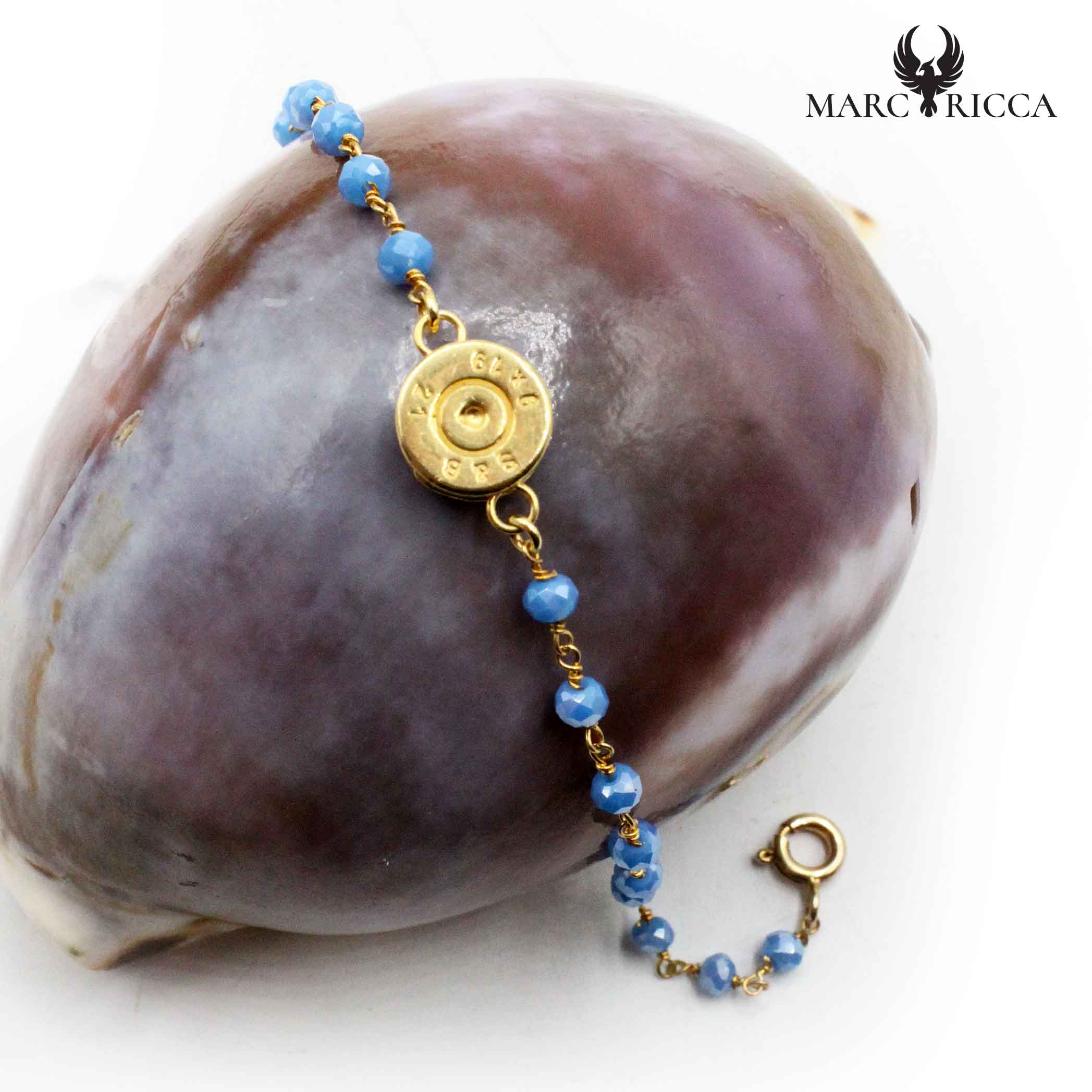 Bracelet Argent Chainette Cristal & Douille