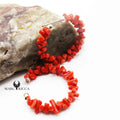 Boucles Argent Créoles Ouverte Corail Cupolino