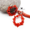 Boucles Argent Corail Anneau Cuppolino