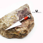 Pendentif Argent Stylet en Corail