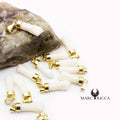 Pendentif Argent Main Corail Blanc