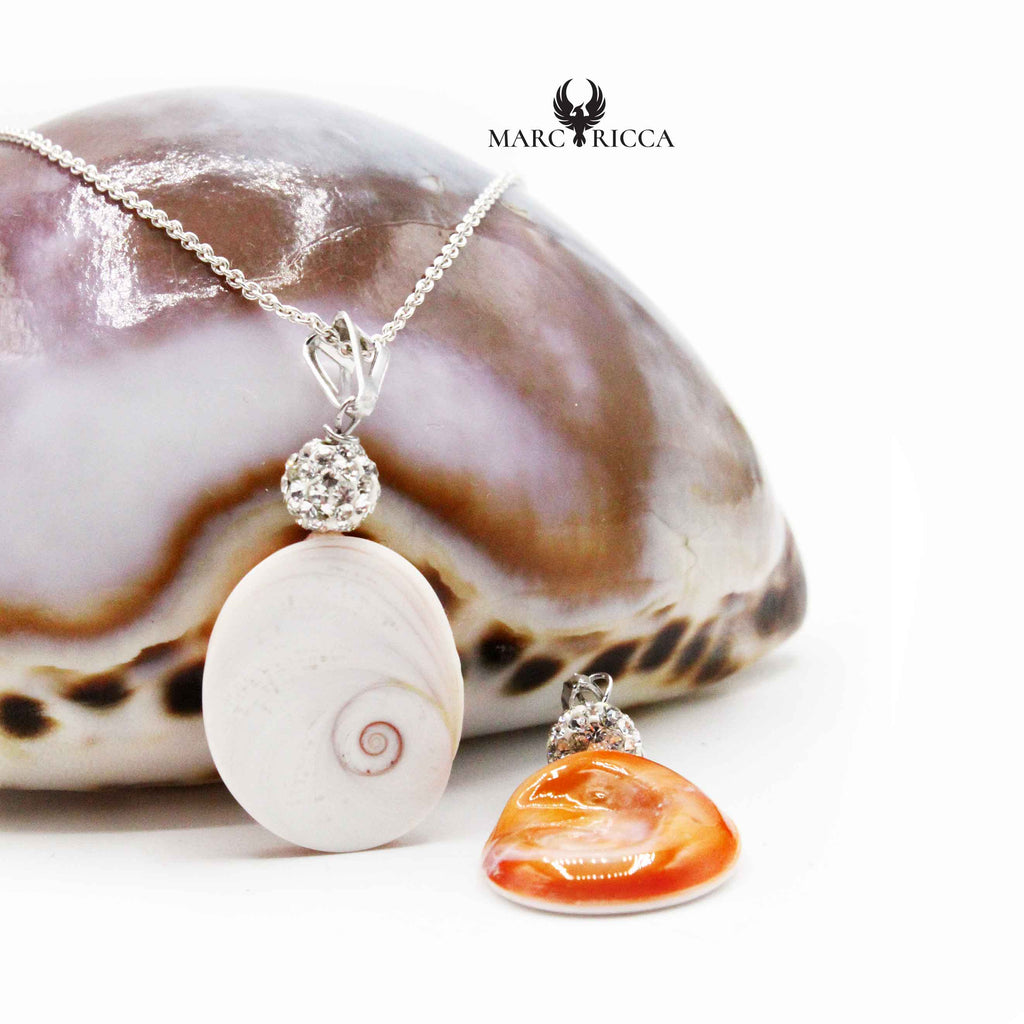 Pendentif Argent Œil de St-Lucie et Strass