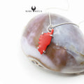 Pendentif Argent Corse & Pâte de Corail