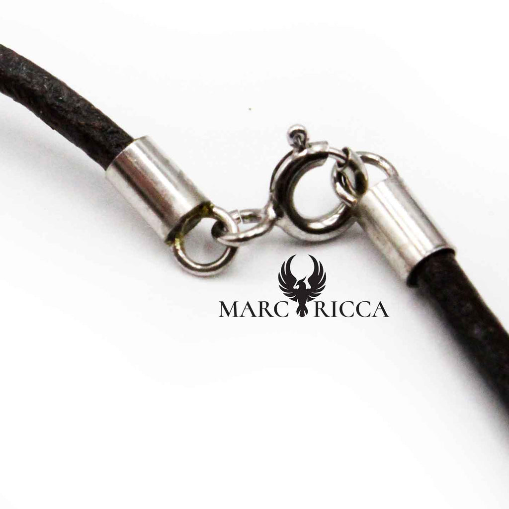 Cordon Argent Cuir 2.5 mm