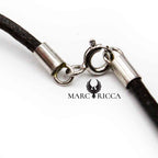 Cordon Argent Cuir 2.5 mm
