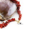 Collier Vermeil Cupolino Corail Rouge