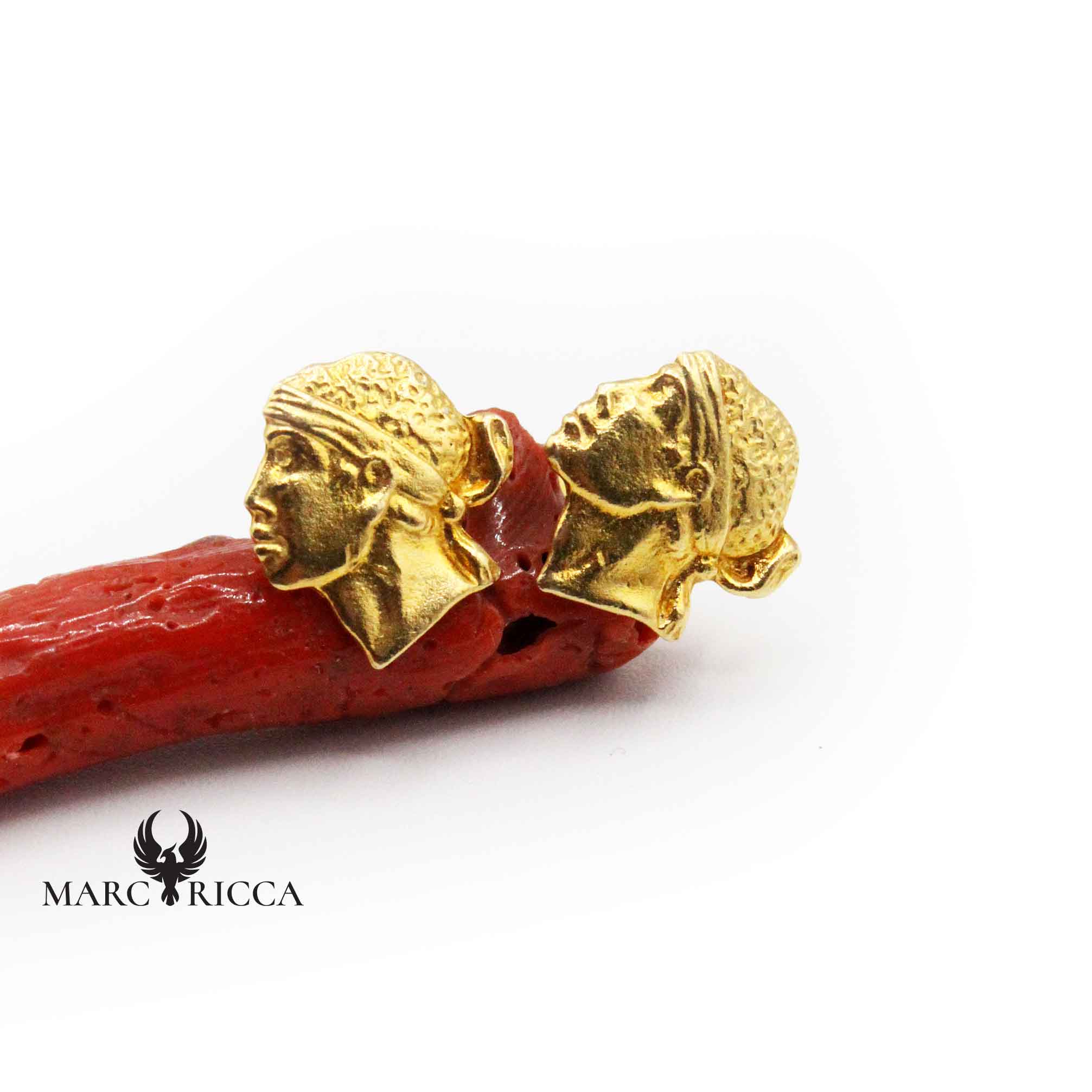 Boucles Argent Tête de Maure