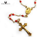 Chapelet Argent Corail Rouge