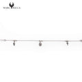 Bracelet Argent Chainette Corse, Miraculeuse et Croix