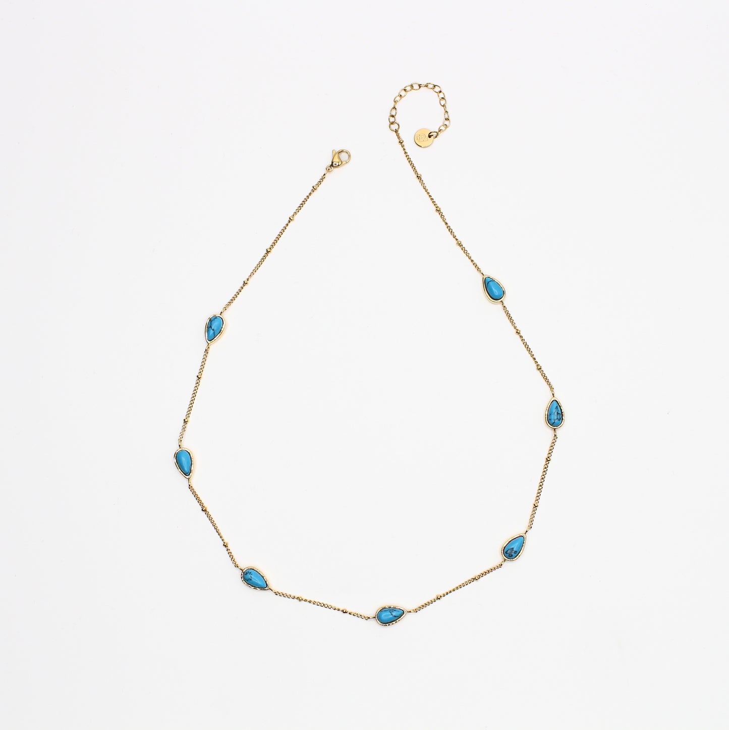 Collier avec pierre Turquoise - LIU°JO