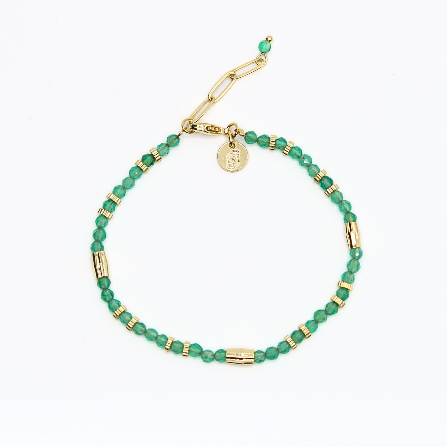 Bracelet perles vert tendre ou bleu pastel - LIU°JO