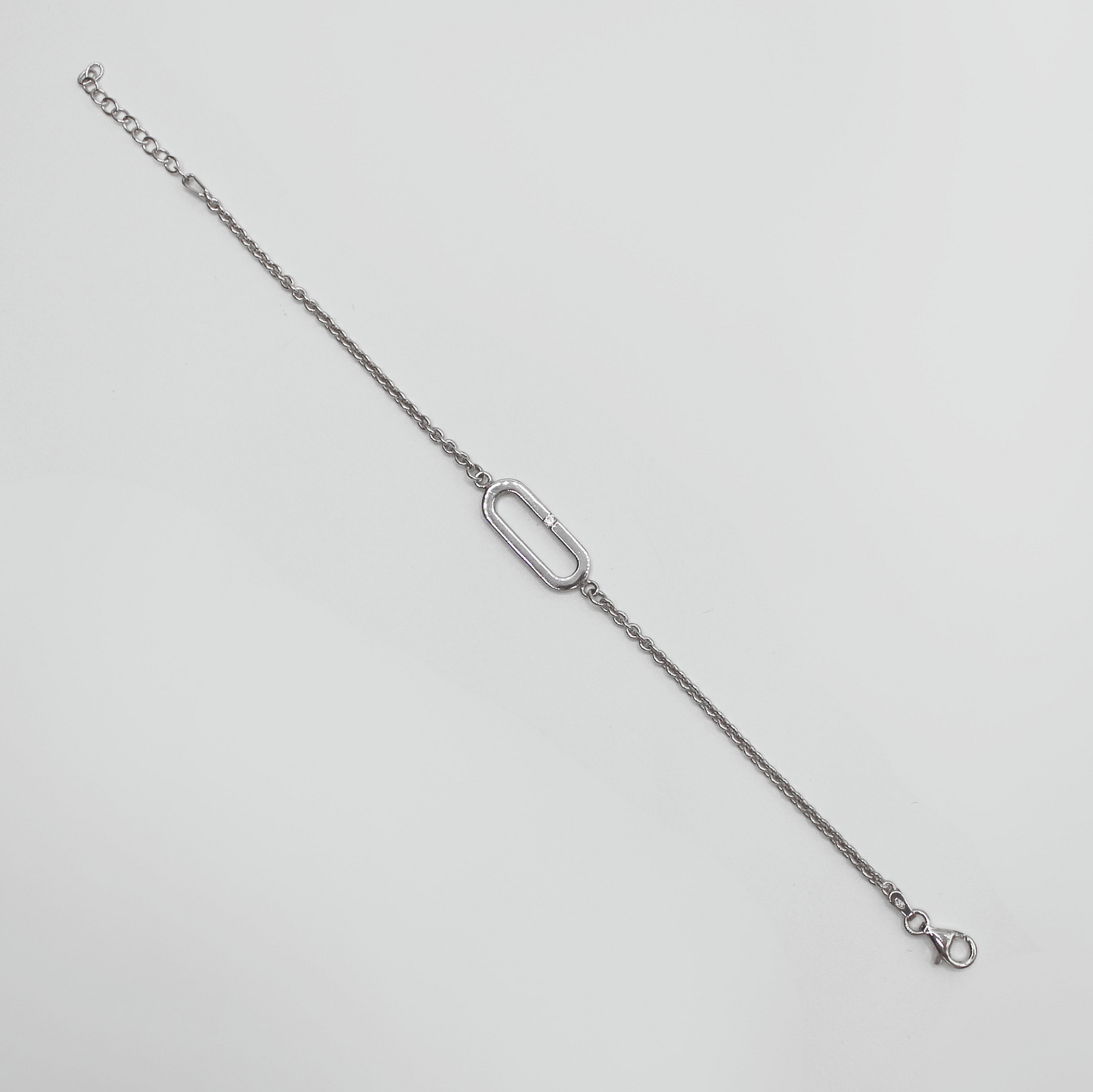 Bracelet Maillon Argent et Oxyde de Zirconium - VALENZI