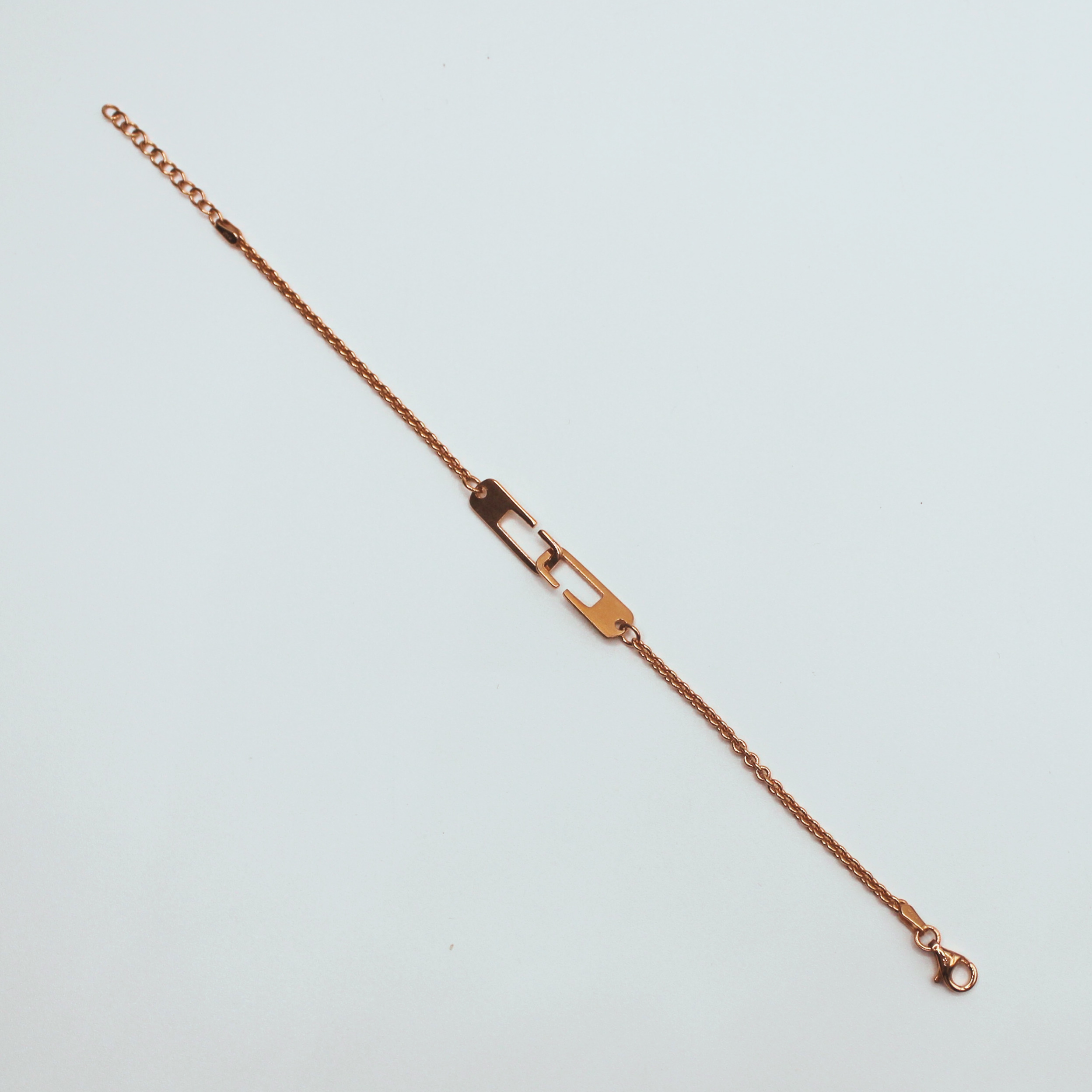 Bracelet Menottes grand model en Argent rosé - VALENZI