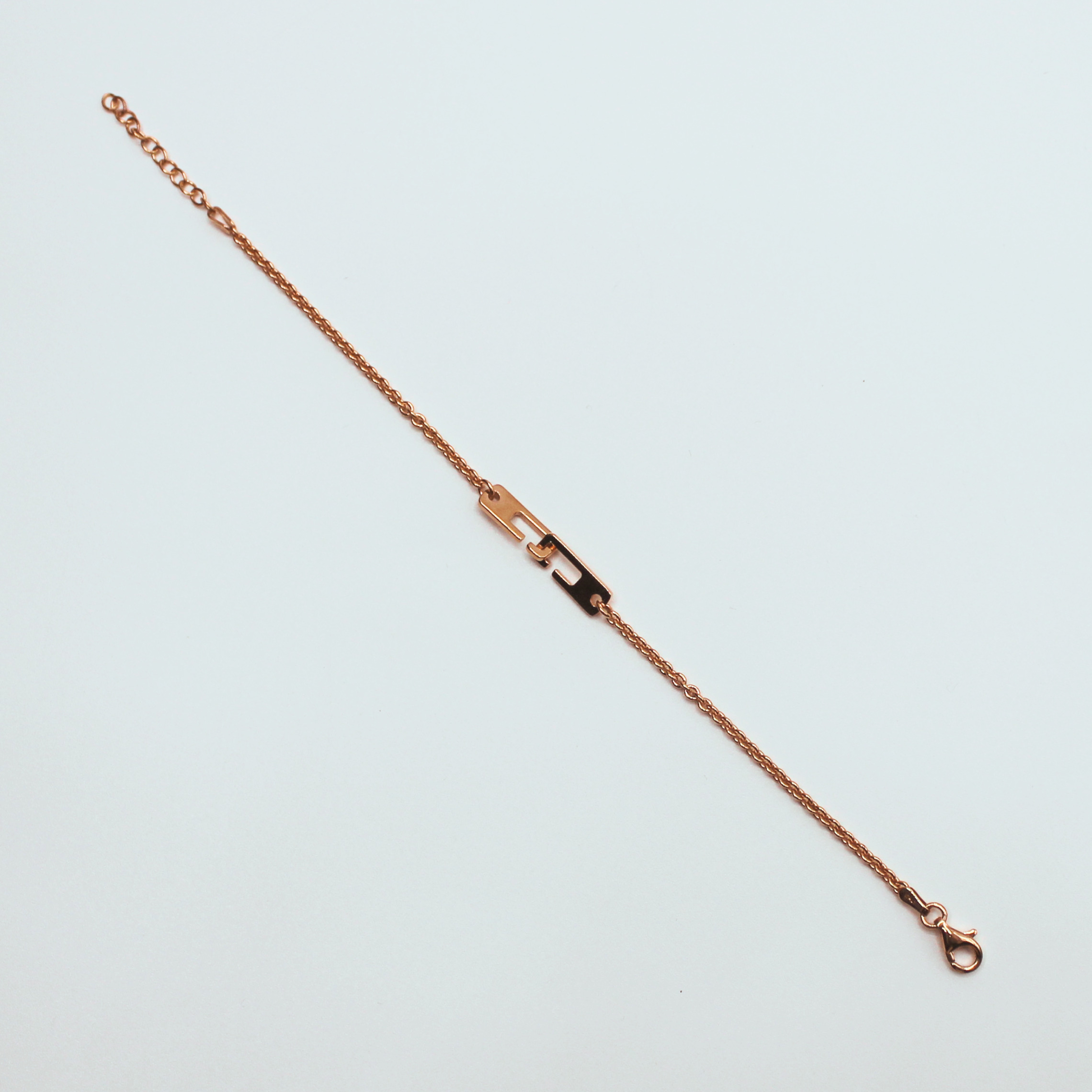 Bracelet Menottes petit model en Argent rosé - VALENZI