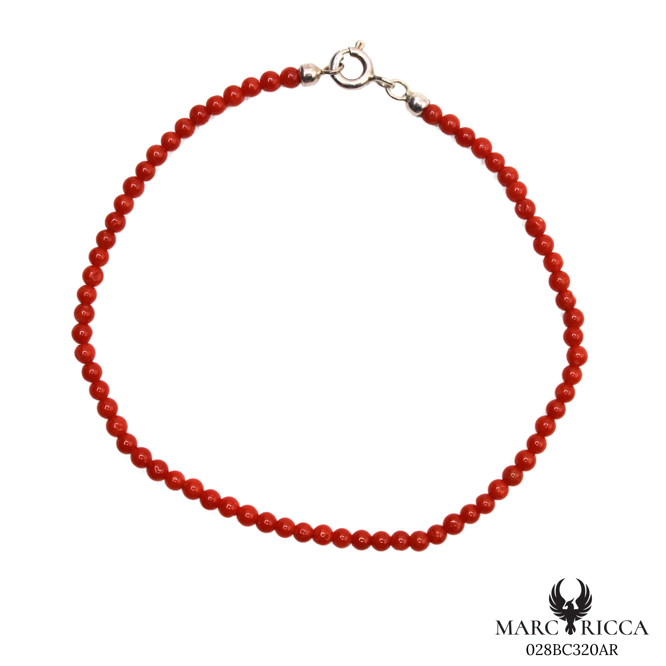 Bracelet Argent Corail Perle 3mm