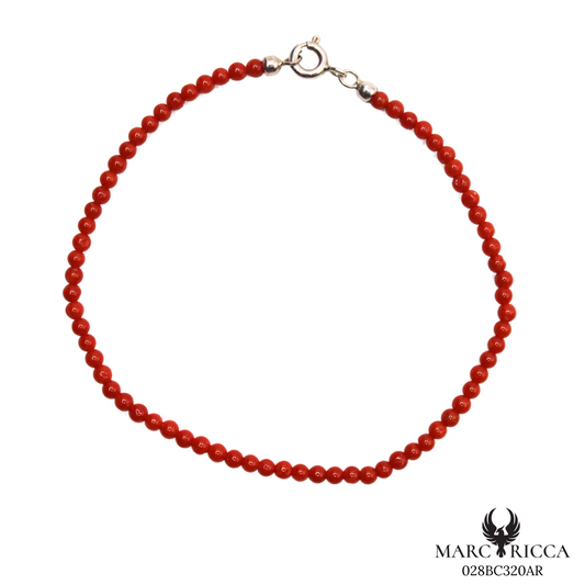 Bracelet Argent Corail Perle 3mm