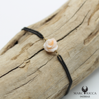 Bracelet Vermeil Cordon Corail Rose