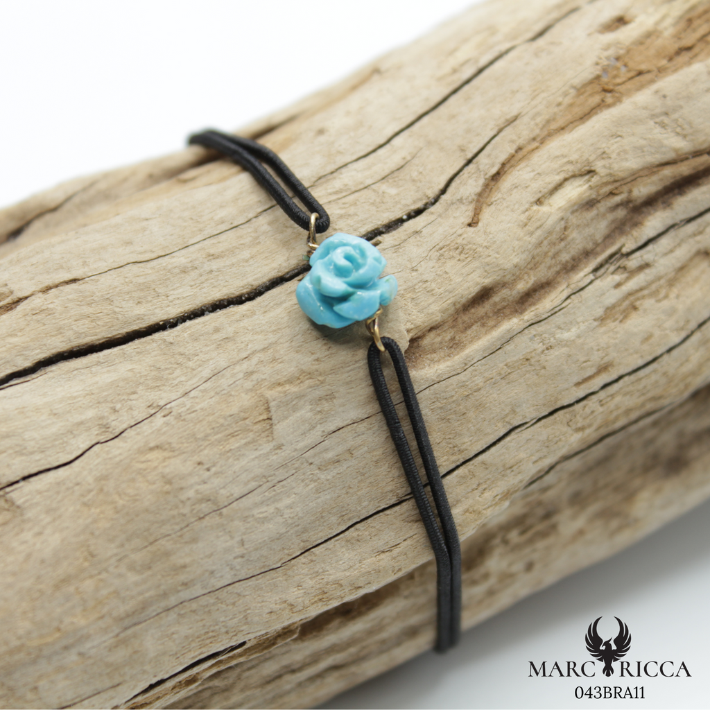 Bracelet Vermeil Cordon Corail Rose