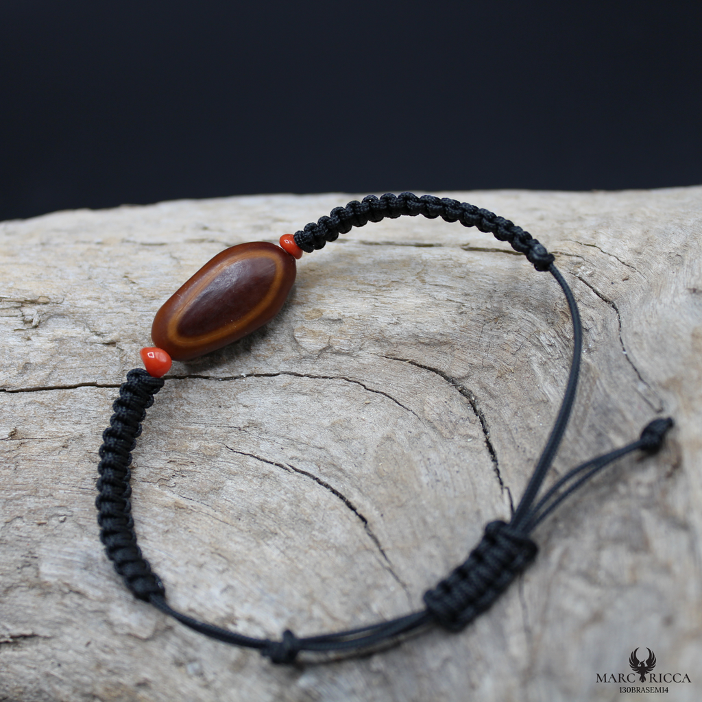 Bracelet Cordon Corail Graine Oreille A Mulatre