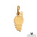 Pendentif Or Corse Pleine & Villes 18 ou 9 carats