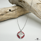 Collier Acier Tête de Maure & Cordon