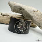 Bracelet Cuir Argent Indien / Produit unique