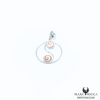 Pendentif œil de Sainte Lucie Yin & Yang
