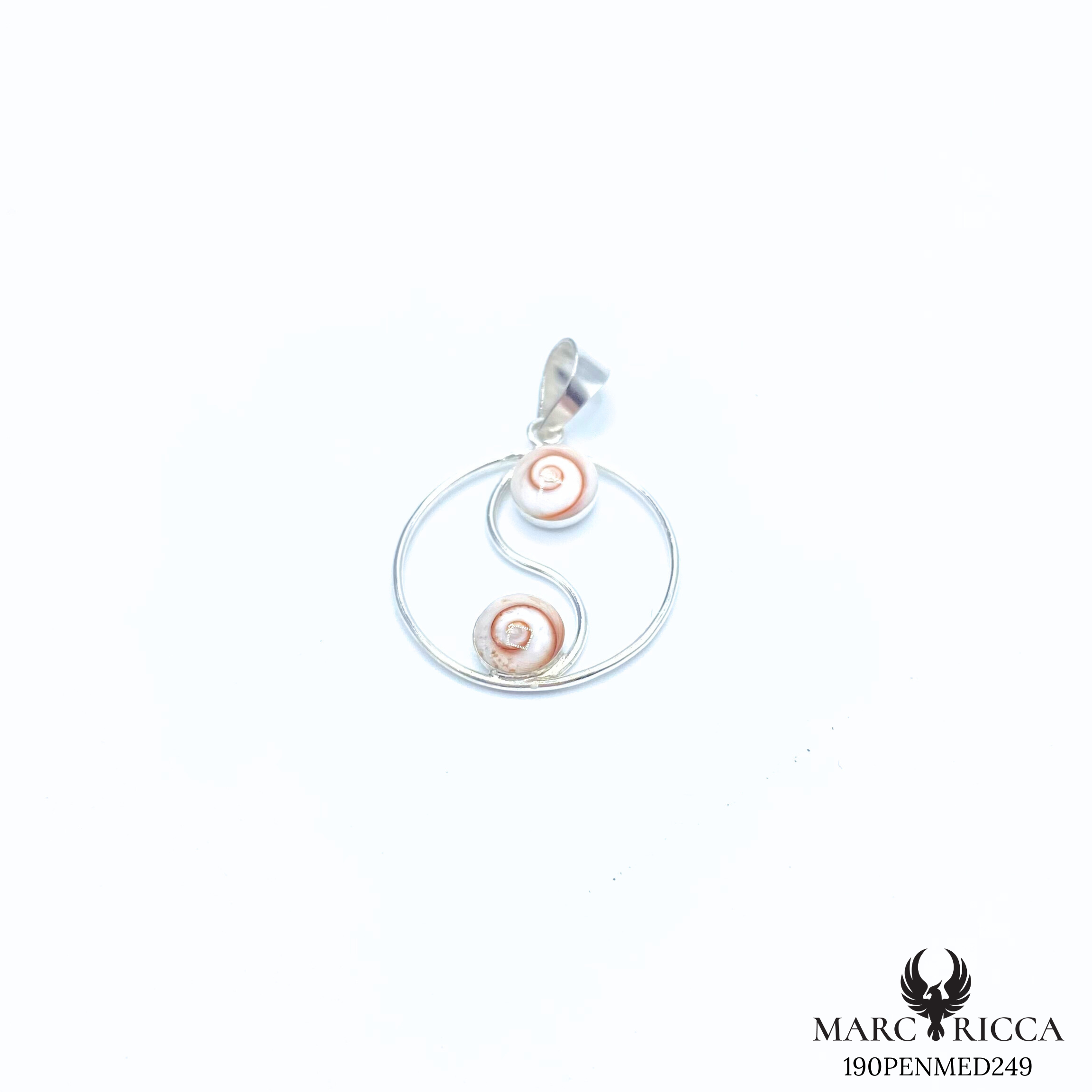 Pendentif œil de Sainte Lucie Yin & Yang