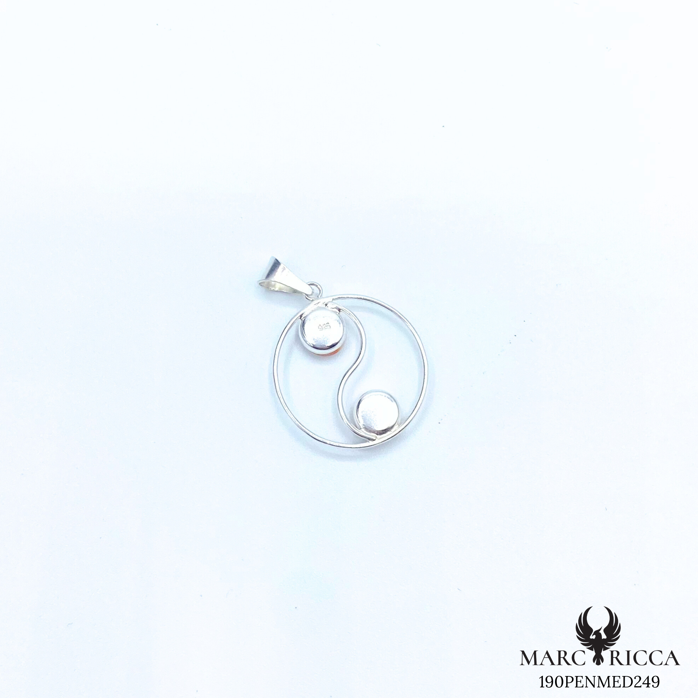 Pendentif œil de Sainte Lucie Yin & Yang