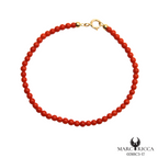 Bracelet Or Corail Perle