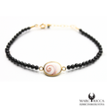 Bracelet Vermeil Spinelle & Oeil de Sainte Lucie