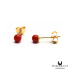 Boucles Or Corail Perle 3/45/75mm