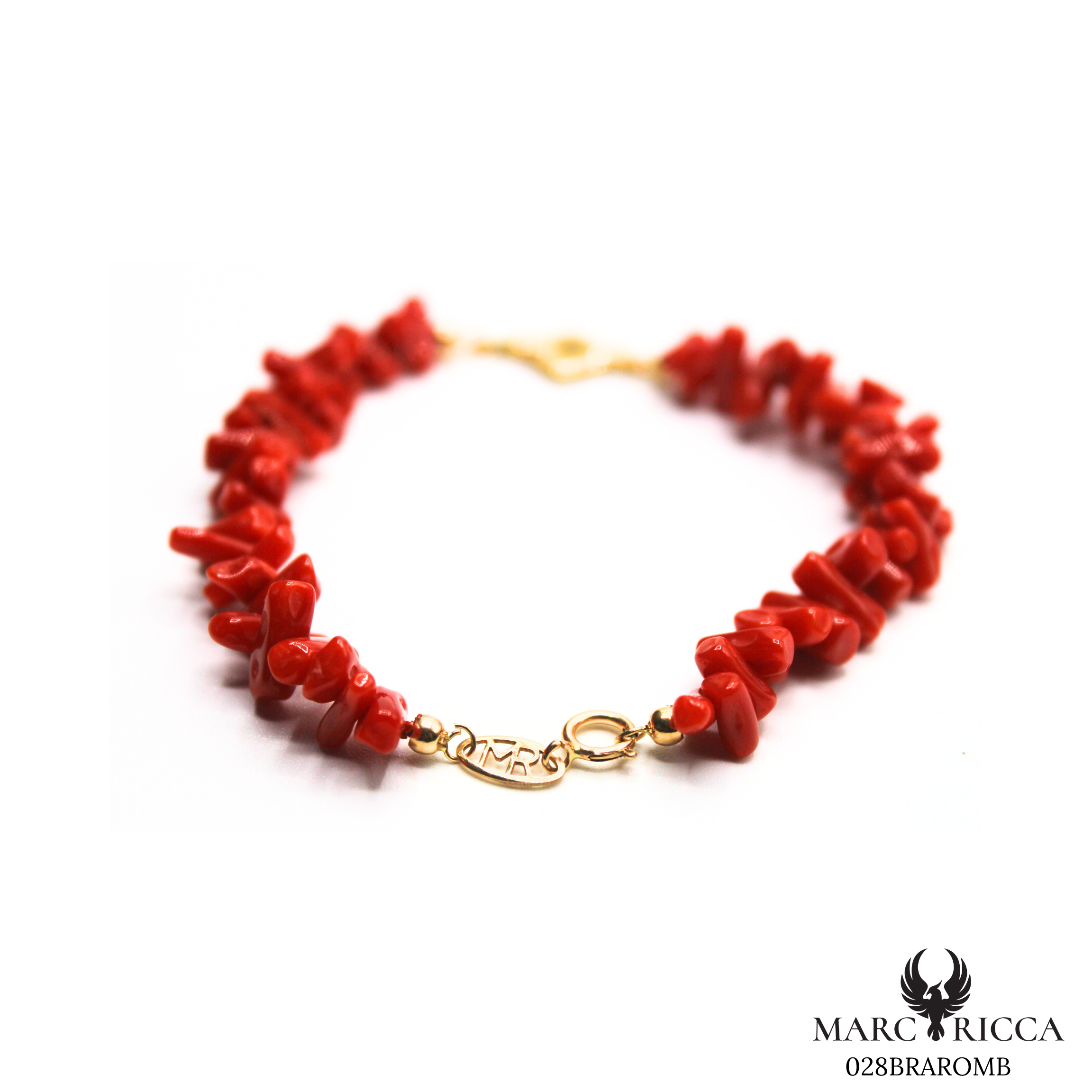 Bracelet Or Corail Cupolino & Losange