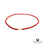 Collier Or Corail Perle 4mm