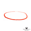 Collier Or Corail Chemin Perle