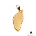 Pendentif Or Corne Bovin Pièce Unique
