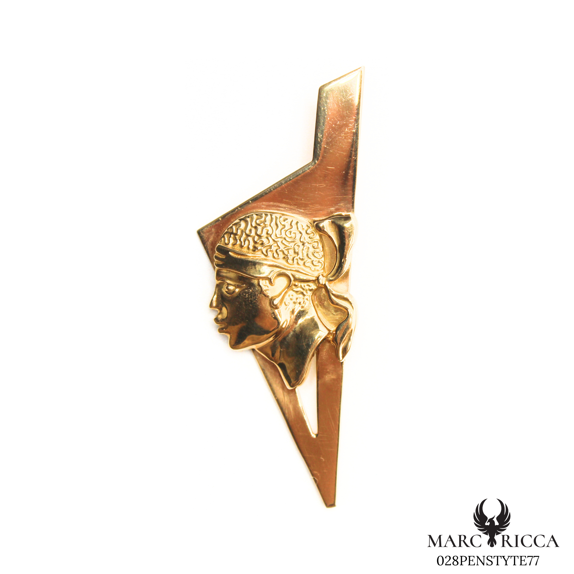 Pendentif Or Corse & Tête de Maure Pièce Unique