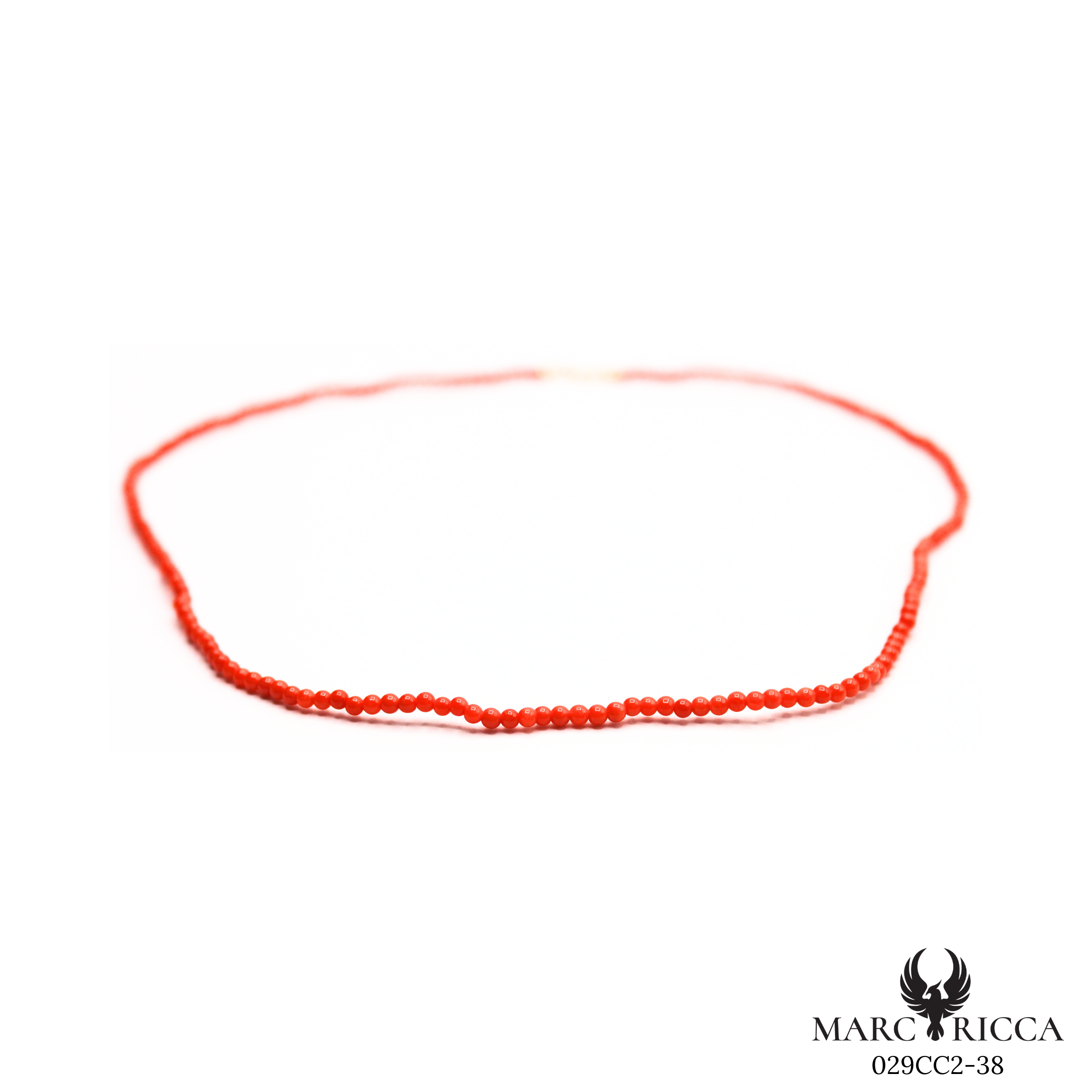 Collier Or Corail Perle 2/3mm